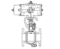 氣動鑄鋼球閥FAS-10SCTB